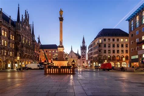 Old Town Hall And Marienplatz In The Morning | Munich | Bavaria | Germany | Photo By Andrey ...