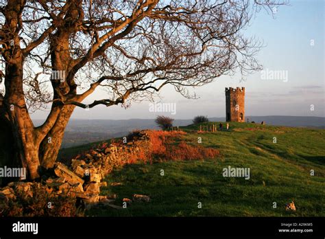 The Folly Tower at Pontypool, Torfaen, sunset, winter Stock Photo - Alamy