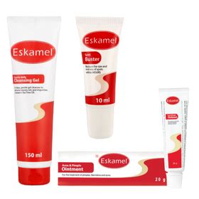 Eskamel Spot Buster 10ml - Cleansing Gel 150ml - Acne & Pimple Ointment ...