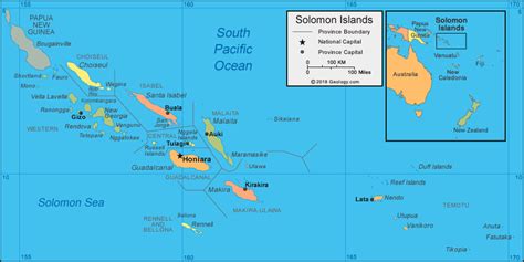 Solomon Islands On World Map - Kaleb Watson