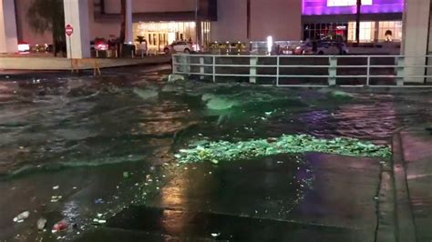 Shocking video of Las Vegas Strip flooding shows water pouring through casinos after monsoon ...