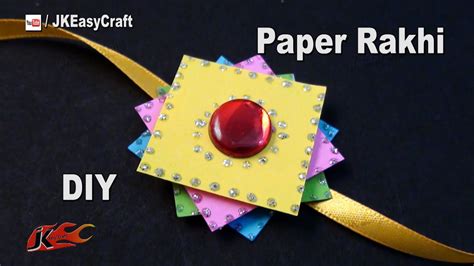 DIY Easy Paper Rakhi for Raksha Bandhan | How to make | JK Easy Craft for kids 177 - YouTube