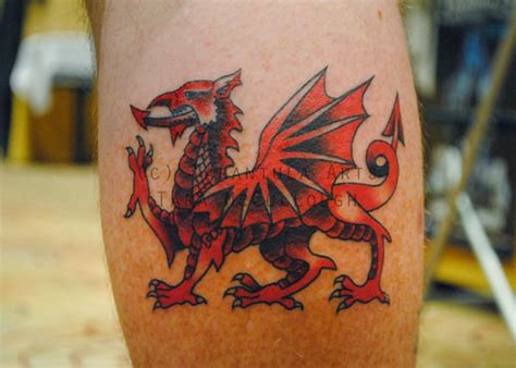 Welsh Dragon Tattoo by Tarantula-Arts on DeviantArt