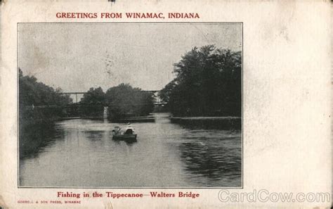 Greetings from Winimac, Indiana Winamac, IN Postcard