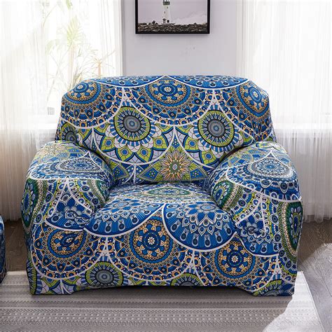 Bohemian Sofa Covers Stretch Boho Couch Cover Colorful Slip Covers for ...