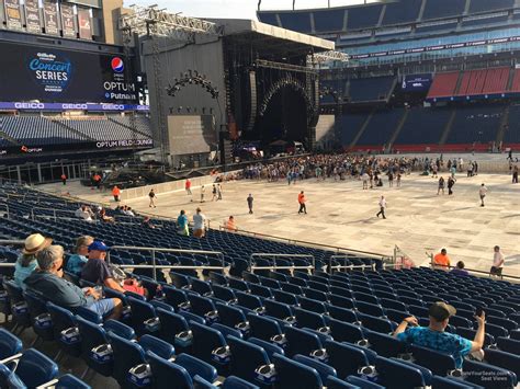 Gillette Stadium Section 110 Concert Seating - RateYourSeats.com