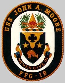 USS John A. Moore FFG 19 guided missile frigate Commander John A. Moore