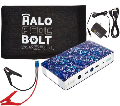 HALO Bolt ACDC 58,830 mWh Portable Charge Car JumpStarter with AC ...