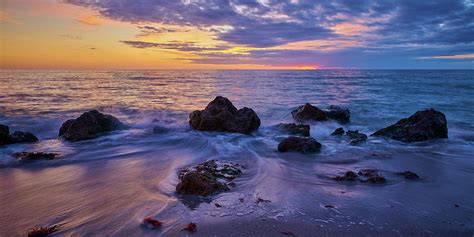 Caspersen Beach Sunset Photograph by Mark Rogers - Fine Art America