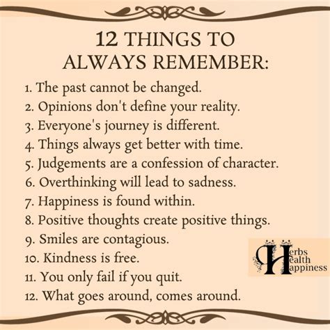 12 Things To Always Remember - ø Eminently Quotable - Inspiring And ...