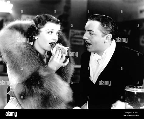 MANHATTAN MELODRAMA, Myrna Loy, William Powell, 1934 Stock Photo - Alamy