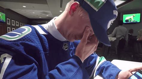 Elias Pettersson gets emotional watching brother celebrate Canucks ...