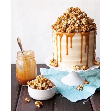 Brown Butter Caramel Popcorn Cake Recipe | The Feedfeed