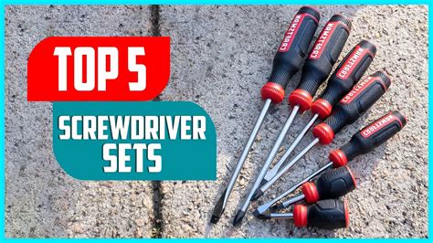 Best Screwdriver Set in 2023 - Top 5 Screwdriver Sets Review - YouTube