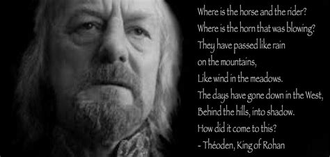 Théoden, King of Rohan... from “The Lord of the Rings: The Two Towers” | Lord of the rings, King ...