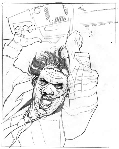 Leatherface Coloring Pages Coloring Pages