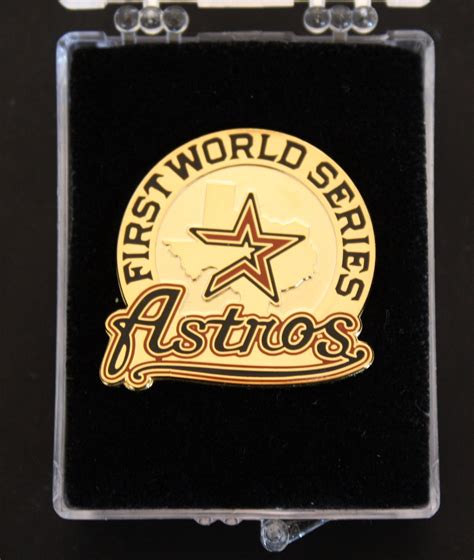 2005 Houston Astros World Series Press Pin w/case