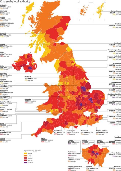 Randeep Ramesh explains: What's happened to the UK's population? | Map ...