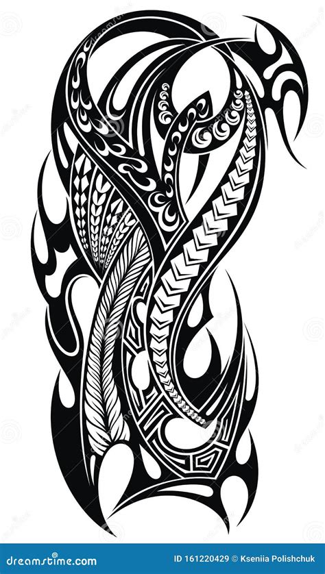 Tattoo Design, Shoulder Abstract Tattoo Stock Vector - Illustration of ...