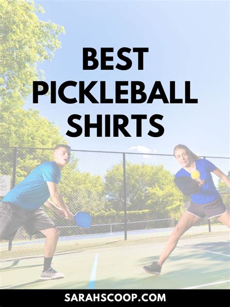 The Best Pickleball Shirts for Men and Women – Sarah Scoop