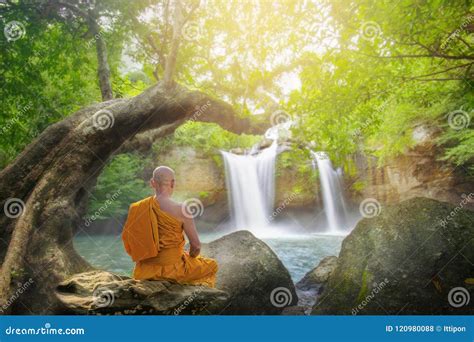 Monk practice meditation editorial stock photo. Image of buddhist - 120980088