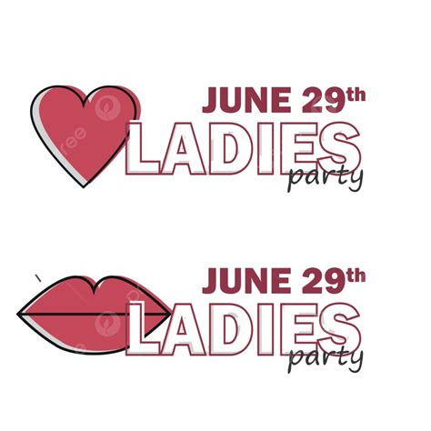Vector Design For Bachelorette Party Invitation And Ladies Night Party Flyer Template Vector ...