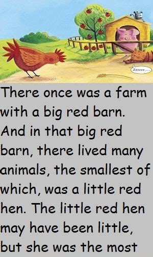 The Little Red Hen | Little red hen, Red hen, Small stories for kids