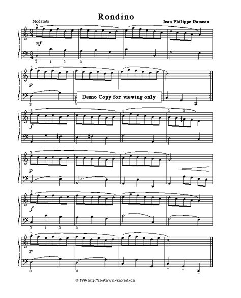 Free Sheet Music Public Domain