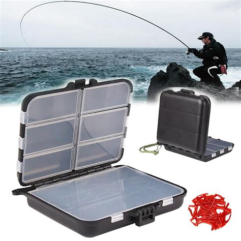 Portable Fishing Lures Hook Bait Tackle Storage Tackle Box Plastic Storage Box - Walmart.com ...