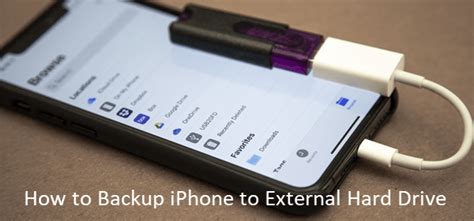 How to Back Up Your iPhone to an External Hard Drive - The Tech Edvocate