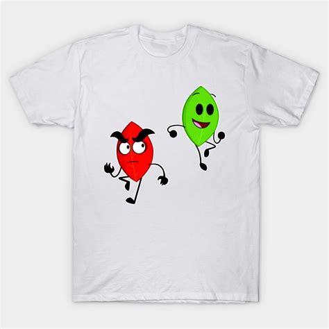 BFDI / BFB / BFDIA - Leafy and Evil Leafy - Bfdi - T-Shirt | TeePublic