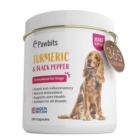 Turmeric & Black Pepper 365 Capsules - Pawbits