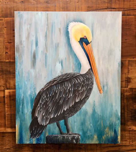 Pelican Painting for Sale. Pelican Painting "Pete" $200.00 Pelican ...