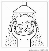 Shower Coloring Page sketch template