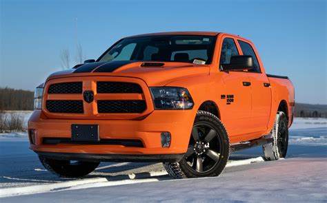 Orange Dodge Ram 1500