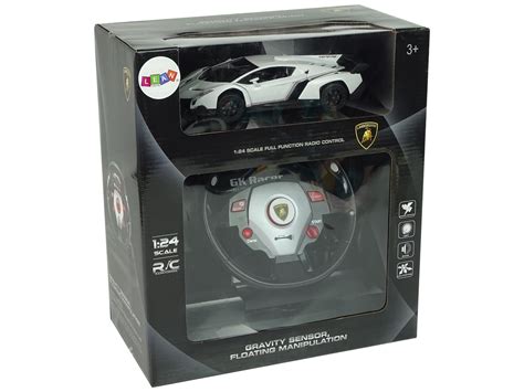 Remote Controlled Lamborghini Veneno White 2.4 G Pilot Steering Wheel ...