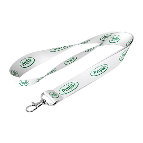 Profile White Lanyards - Profile Products - Corporate Store