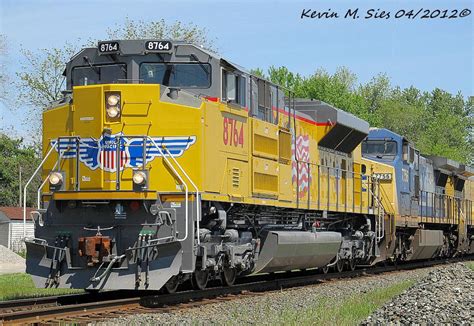 The Latest Union Pacific SD70ACe 8764 leads Q68619 by EternalFlame1891 ...