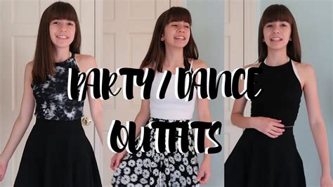 OUTFITS FOR A MIDDLE SCHOOL DANCE! Amanda Linh - YouTube