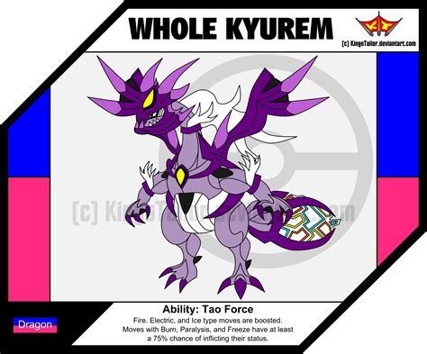 Whole Kyurem by KingsTailor on DeviantArt