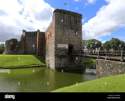 Exterior of Rothesay Castle Rothesay Isle of Bute Scotland August 2016 ...