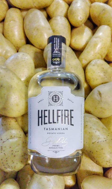 Hellfire Tasmanian Potato Vodka | Potato vodka brands, Vodka, Food