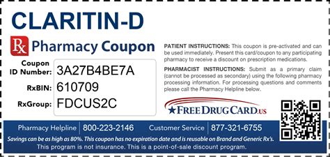 Claritin-D Coupon - Free Prescription Savings at Pharmacies Nationwide