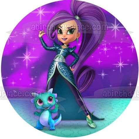 Shimmer and Shine Zeta the Sorceress and Nazboo Edible Cake Topper Image ABPID01457 in 2022 ...