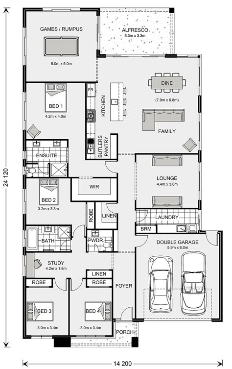 Gardner House Plans - Small Modern Apartment