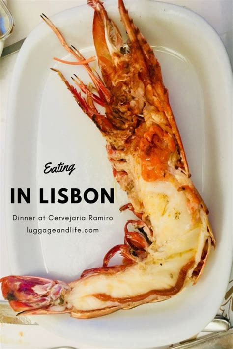 Eating at Cervejaria Ramiro in Lisbon, Portugal | Luggage and Life