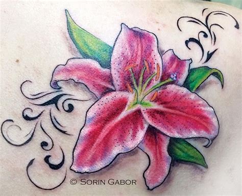 stargazer tattoo - Google Search Tiger Lily Tattoos, Lily Flower Tattoos, Rose Tattoos ...