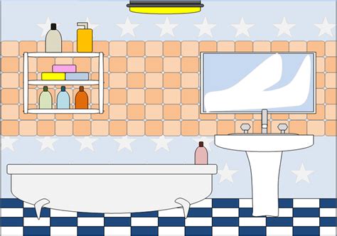 26+ Watercolor Bathroom Supplies Clipart Bathroom Cartoon Clipart Kid ...