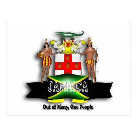 Jamaica Coat of Arms Postcard | Zazzle