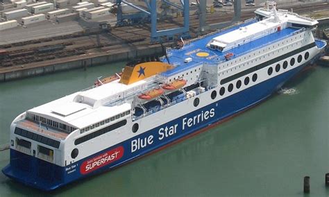 Blue Star Ferry Route Maps